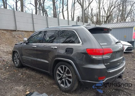 2018 Jeep Grand Cherokee Overland 4X4 z USA, uszkodzony, nr VIN 1C4RJFCG7JC341816